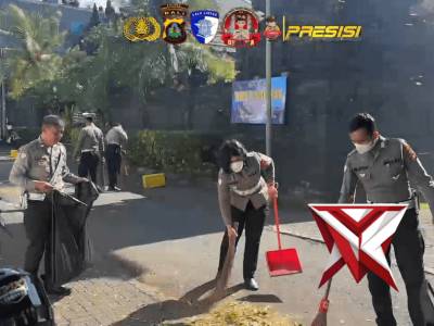 Sat Lantas Polres Bandara Gelar Bakti Sosial di Tempat Ibadah Jepang HUT Lali Lintas ke-70