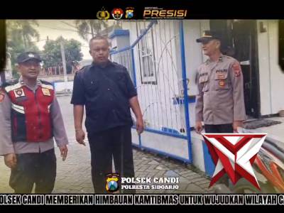 Patroli harkamtibmas polsek candi