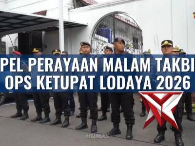 Apel Perayaan Malam Takbir, Ops Ketupat Lodaya 2026