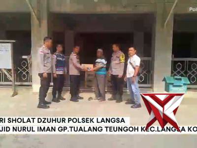 Safari Ramadhan ke Mesjid Gampong Tualang Teungoh - PoliceTube