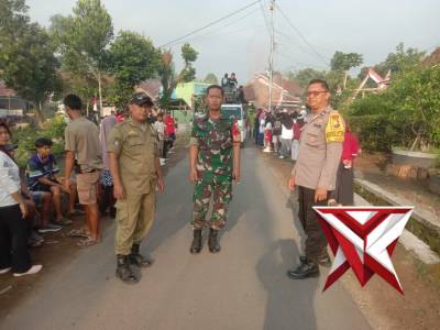 PENGAMANAN JJS HUT RI KE 80 DI DESA CANDIJATI ARJASA