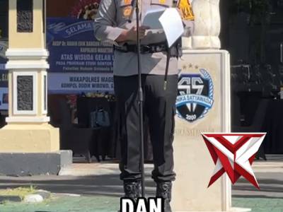 Apel Gelar Pasukan Operasi Ketupat Semeru 2026 Polres Magetan.