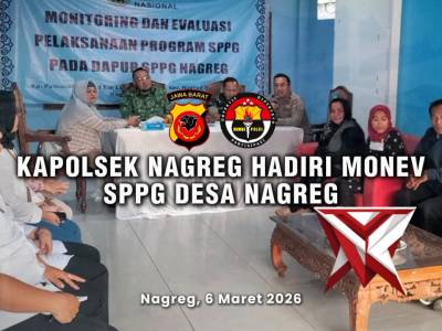 Kapolsek Nagreg menghadiri Monev SPPG di Desa Nagreg - PoliceTube