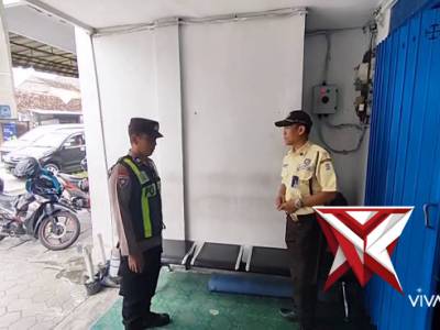Polsek Ngraho Patroli Perbankan  di Bank BRI