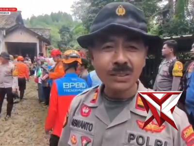Polres Trenggalek Melakukan Evakuasi dan Pertolongan Korban Tanah Longsor di Kabupatan Trenggalek