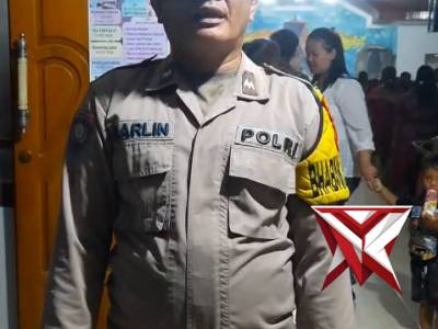 *PENGAMANAN KEGIATAN IBADAH MISSA MINGGU PALMA DI GEREJA KATOLIK HATI KUDUS DESA BANUAYU KEC. BPP