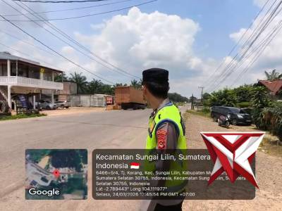 Pantauan arus lalu lintas di Jalan lintas timur Jambi - Palembang dalam rangka pengamanan arus balik