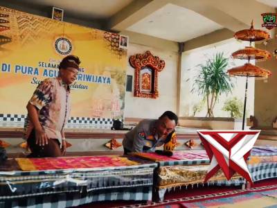 Dari Pura Agung Sriwijaya, Kapolda Sumsel Gaungkan Keberagaman sebagai Pilar Keamanan