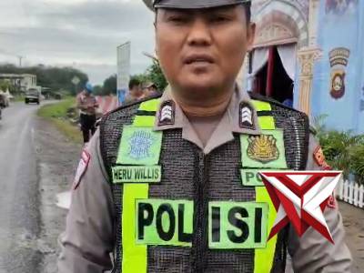 Situasi Kamseltibcar Lantas dari Pos Pelayanan Gelumbang, Sabtu (14/3/2026)