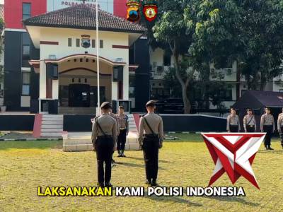 Ditsamapta Polda Jateng Melaksanakan Apel Jam Pimpinan di Mako