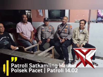 Kegiatan patroli Polsek pacet
