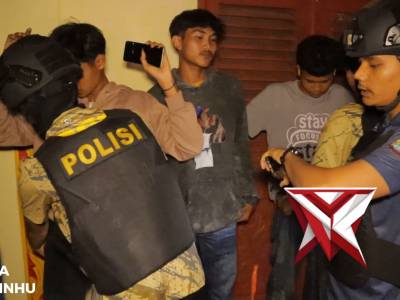 PATROLI TIM RAGA (RIAU ANTI GENK DAN ANARKIS) POLRES INHU
