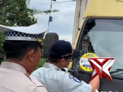 Testimoni polantas polres Pagar alam menyapa ramcheck kendaraan umum *Arus Mudik*