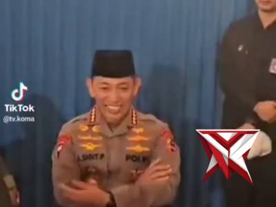 Kapolri Sambangi kedai ado presisi, ngobrol, Serap aspirasi Komunitas ojol palembang