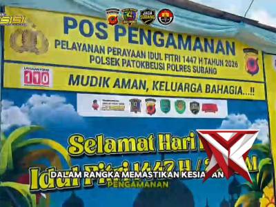 Kapolres Subang melaksanakan pengecekan Posyan di jalur Pantura