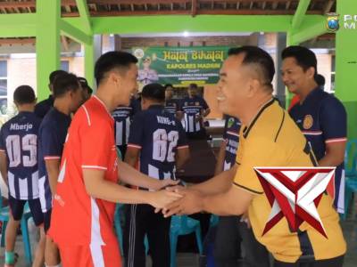 Halal Bihalal Kapolres Madiun dengan Persaudaraan Kepala Desa Indonesia ( PKDI ) Kabupaten Madiun