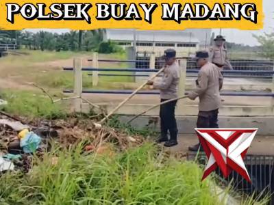 polsek buay madang melaksanakan kurve disekitaran sungai
