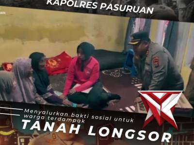BAKTI SOSIAL UNTUK WARGA YANG TERDAMPAK BENCANA TANAH LONGSOR