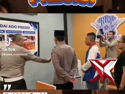 Kapolri Listyo sigit prabowo menyambangi kedai ado presisi.