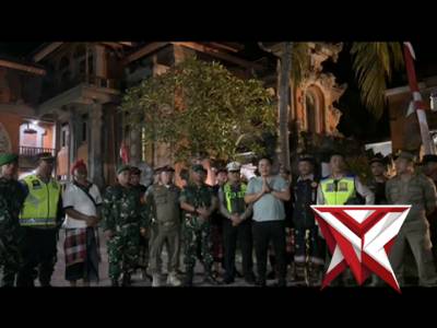 Polres Klungkung Gelar Patroli Gabungan, Pastikan Situasi Kondusif.