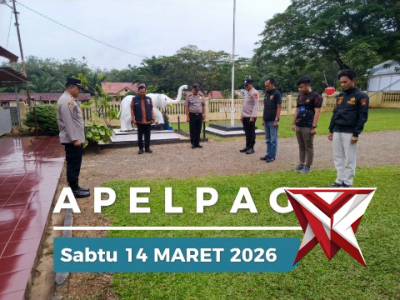 Kegiatan pesonil polsek pampangan