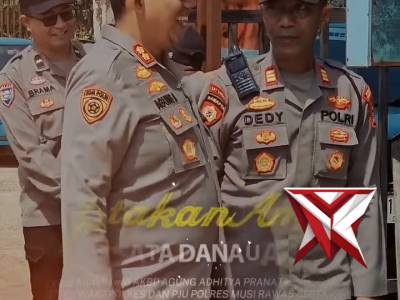 Ciptakan aman di Lokasi Wisata Danau aur.