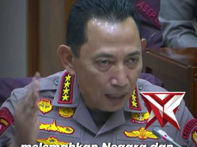 Kapolri Rapat Bersama DPR RI