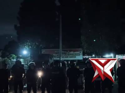 Personel Patroli Perintis Presisi Polres Cimahi dipimpin oleh KBO Samapta - IPDA CECEP UMAR MANSYUR,