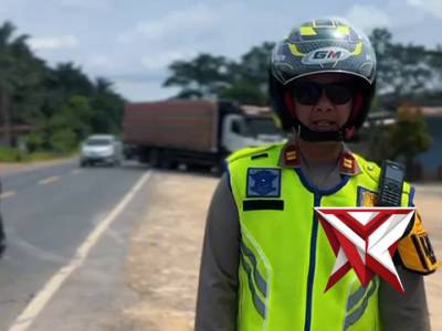 (REN) PENYEKATAN KENDARAAN SUMBU 3 WILKUM POLSEK TUNGKAL JAYA - PoliceTube