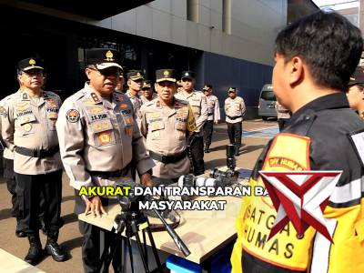 Polri resmi menggelar Apel Kesiapan Satgas Humas Operasi Ketupat 2026 di Gedung Divhumas Polri