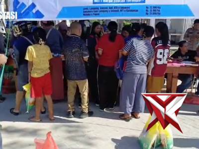 Polres MBD menggelar gerakan pangan murah