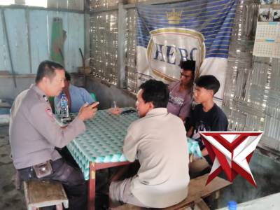 Kegiatan Humanis sambang Bhabinkamtibmas Polres Tebing Tinggi kepada masyarakat