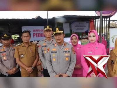 Wujud kepedulian nyata ditunjukkan melalui sinergi antara Polres Ogan Ilir, Bhayangkari, dan Baznas