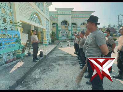 GERAKAN INDONESIA ASRI PROGRAM BELIDA POLDA SUMSEL POLRES PRABUMULIH - PoliceTube