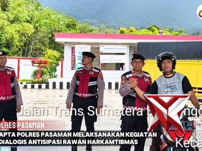 Patroli Dialogis Sat Samapta Polres Pasaman