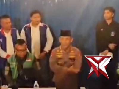 Kapolri Sambangi kedai ado presisi, ngobrol, Serap aspirasi Komunitas ojol palembang