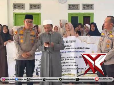 Bantuan Sumur Bor dari Bapak Kapolda SUMSEL di Pondok Pesantren Tahfidz Al-Qur'an Romadhon.