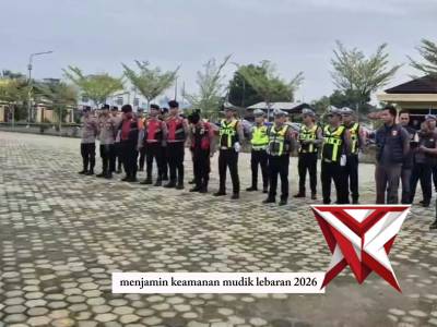 POLRES OKI menjamin keamanan mudik lebaran 2026
