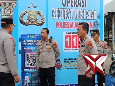 Pengecekan Pos Pelayanan Ops Ketupat Musi 2026 Oleh Tim Wasops Polda Sumsel