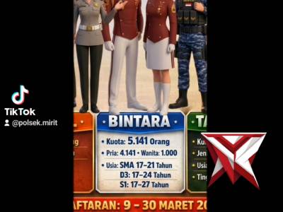 PENERIMAAN TERPADU ANGGOTA POLRI  TA.2026