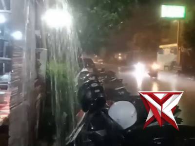 Patroli cek cuaca hujan