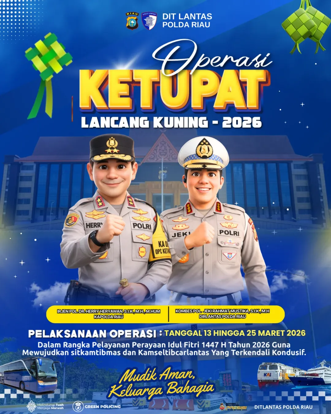 &ldquo;Operasi Ketupat 2026 Di Riau : Refleksi, Evaluasi, dan Peningkatan Pelayanan Transportasi&rdquo;