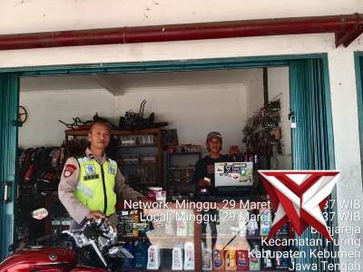 Polsek Puring patroli dialogis