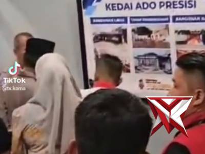 Kapolri Sambangi kedai ado presisi, ngobrol, Serap aspirasi Komunitas ojol palembang  Kapolri Jender