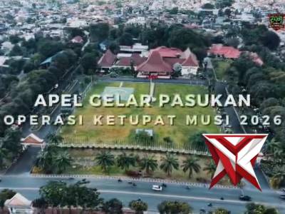 Mudik Aman, Keluarga Bahagia: Kapolda Sumsel Resmi Mulai Operasi Ketupat Musi 2026