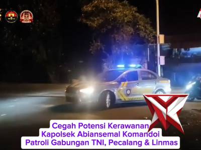 Patroli Sinergitas TNI-Polri, Pecalang, & Linmas