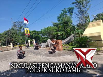 Simulasi Sispam Mako Polsek Sukorambi