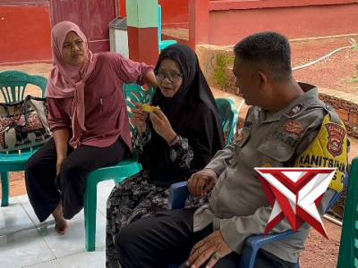 Kegiatan Pesonil polsek pampangan polres oki hadir