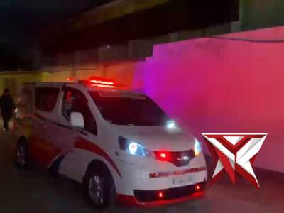 Pengantaran jenazah relawan