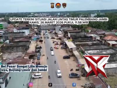 Pantauan Arus Mudik Lalin Jalintim Palembang Jambi